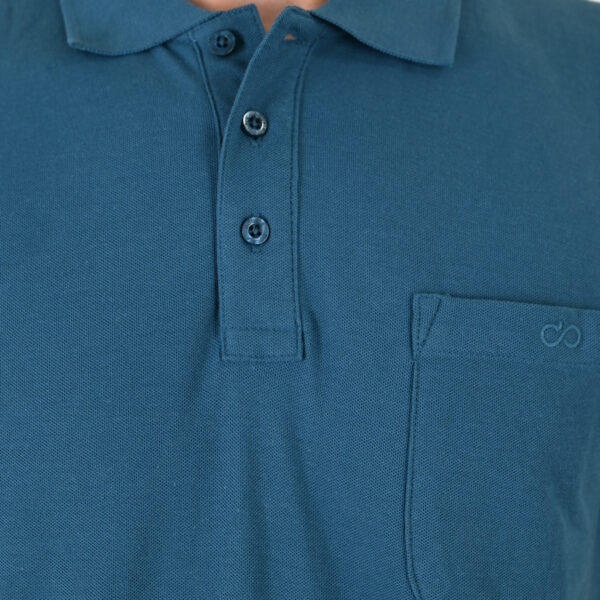 261PS-3031 POLO PIQUE STEEL BLUE
