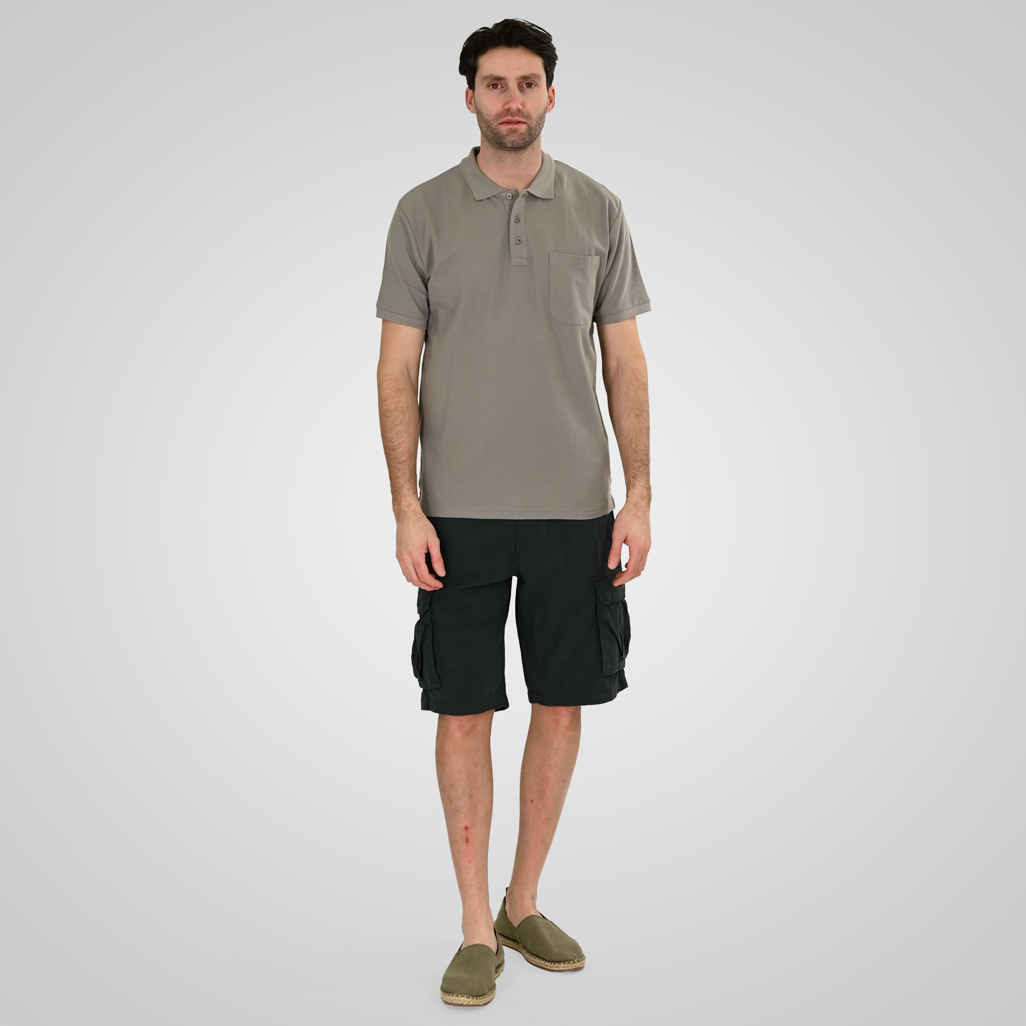 261PS-3031 POLO PIQUE LT GREY - Image 2
