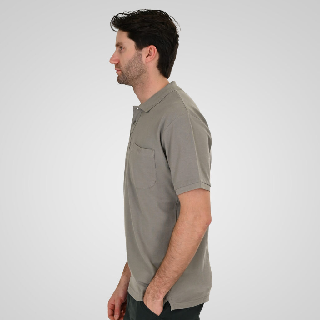 261PS-3031 POLO PIQUE LT GREY