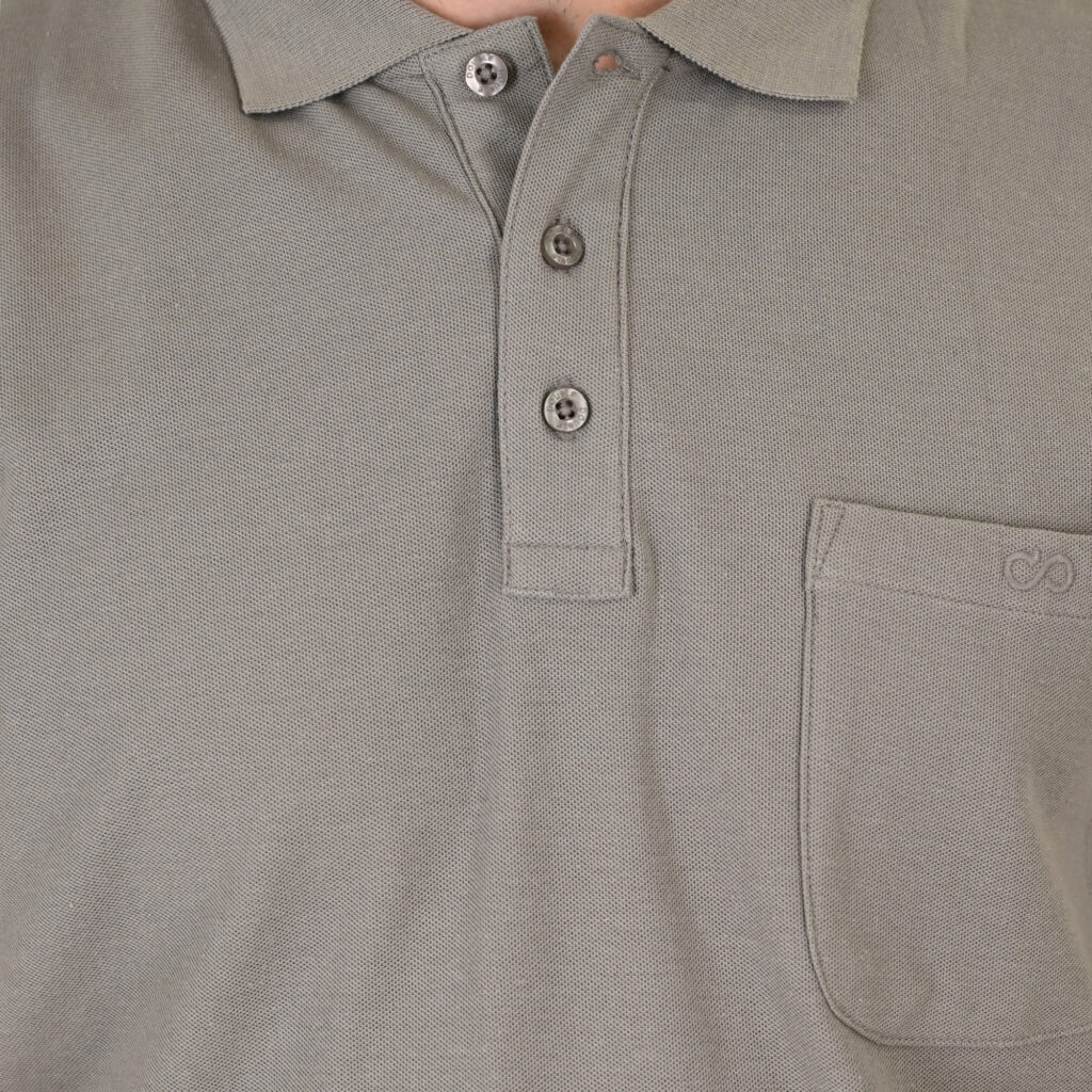 261PS-3031 POLO PIQUE LT GREY