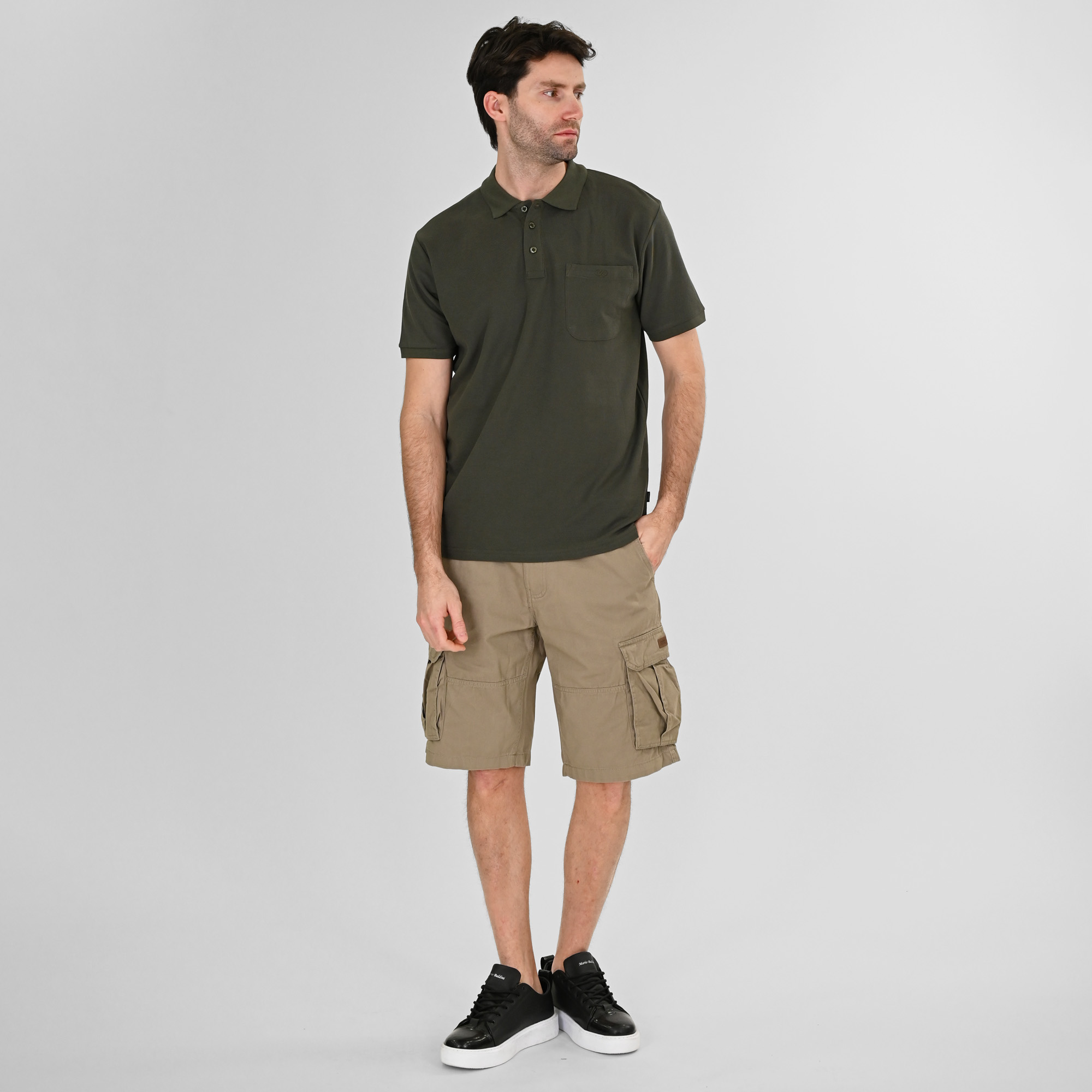 261PS-3031 POLO PIQUE KHAKI - Image 2