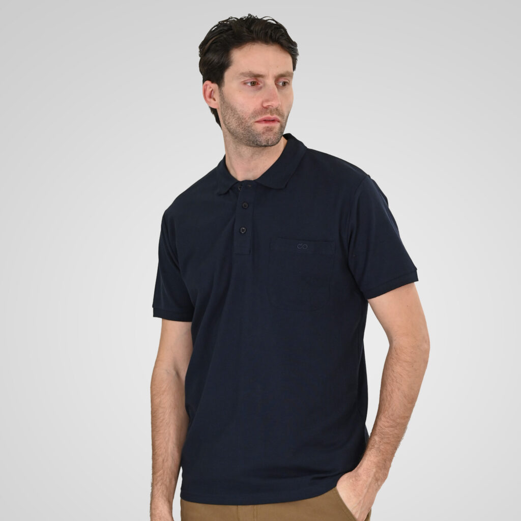 261PS-3031 POLO PIQUE NAVY