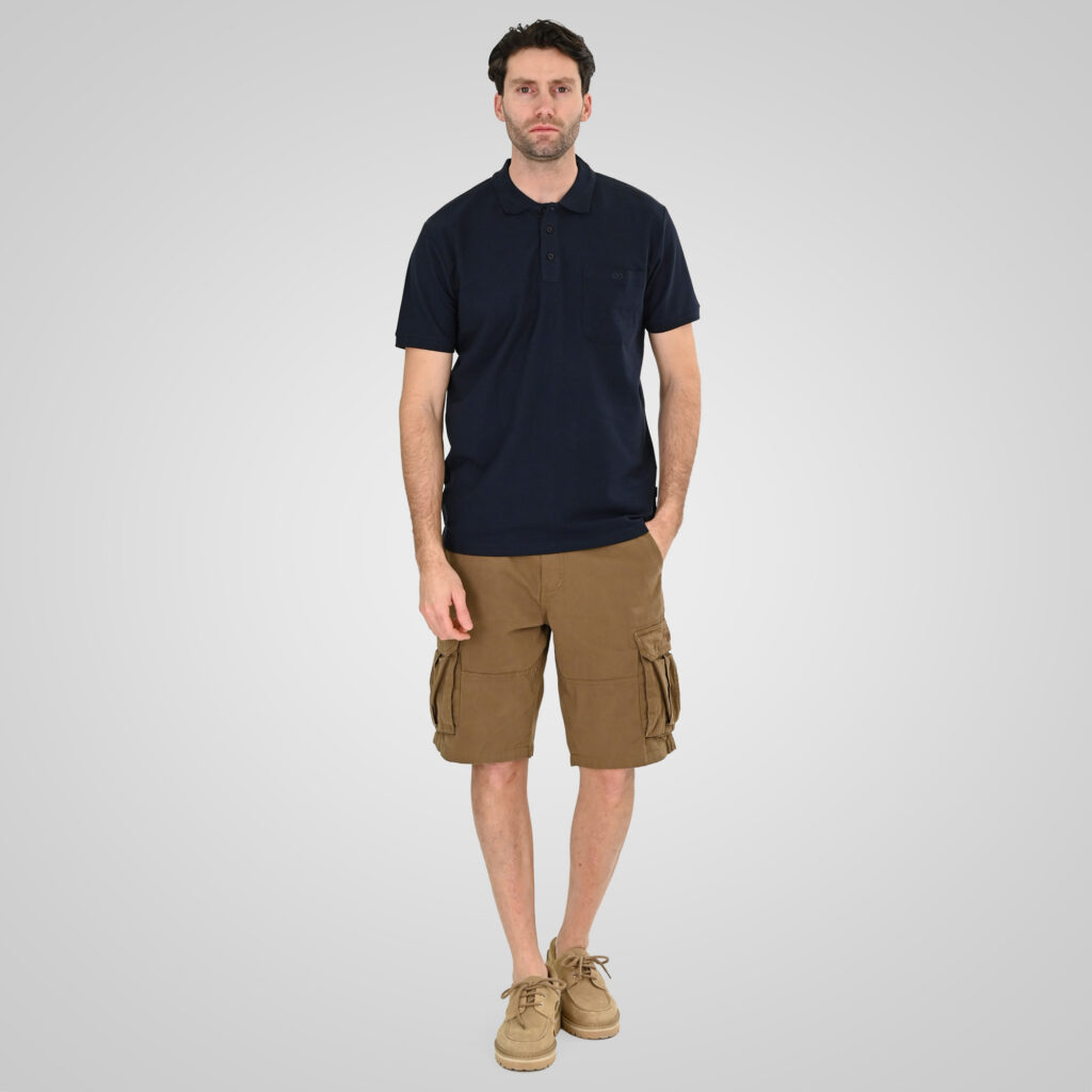 261PS-3031 POLO PIQUE NAVY