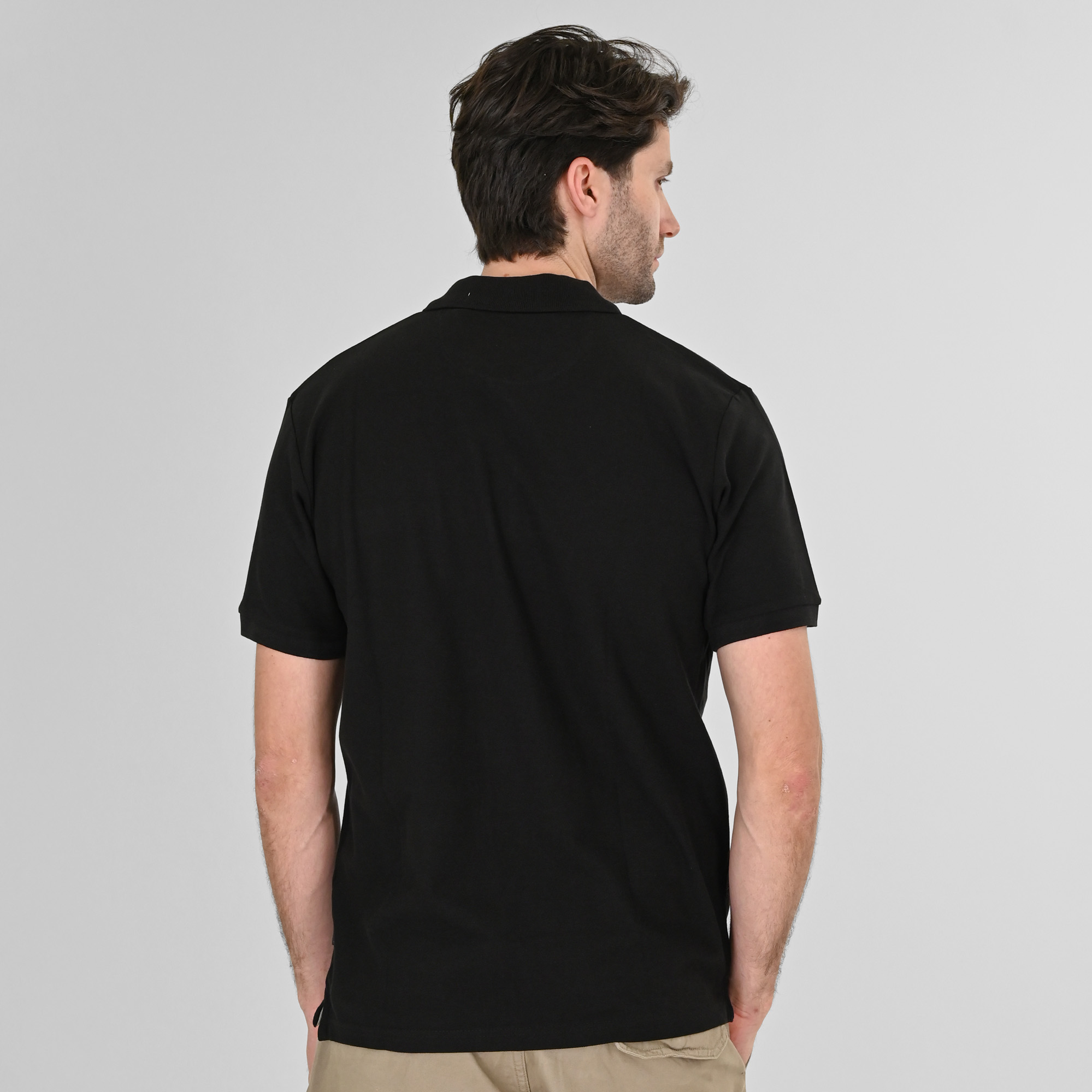 261PS-3031 POLO PIQUE BLACK - Image 4