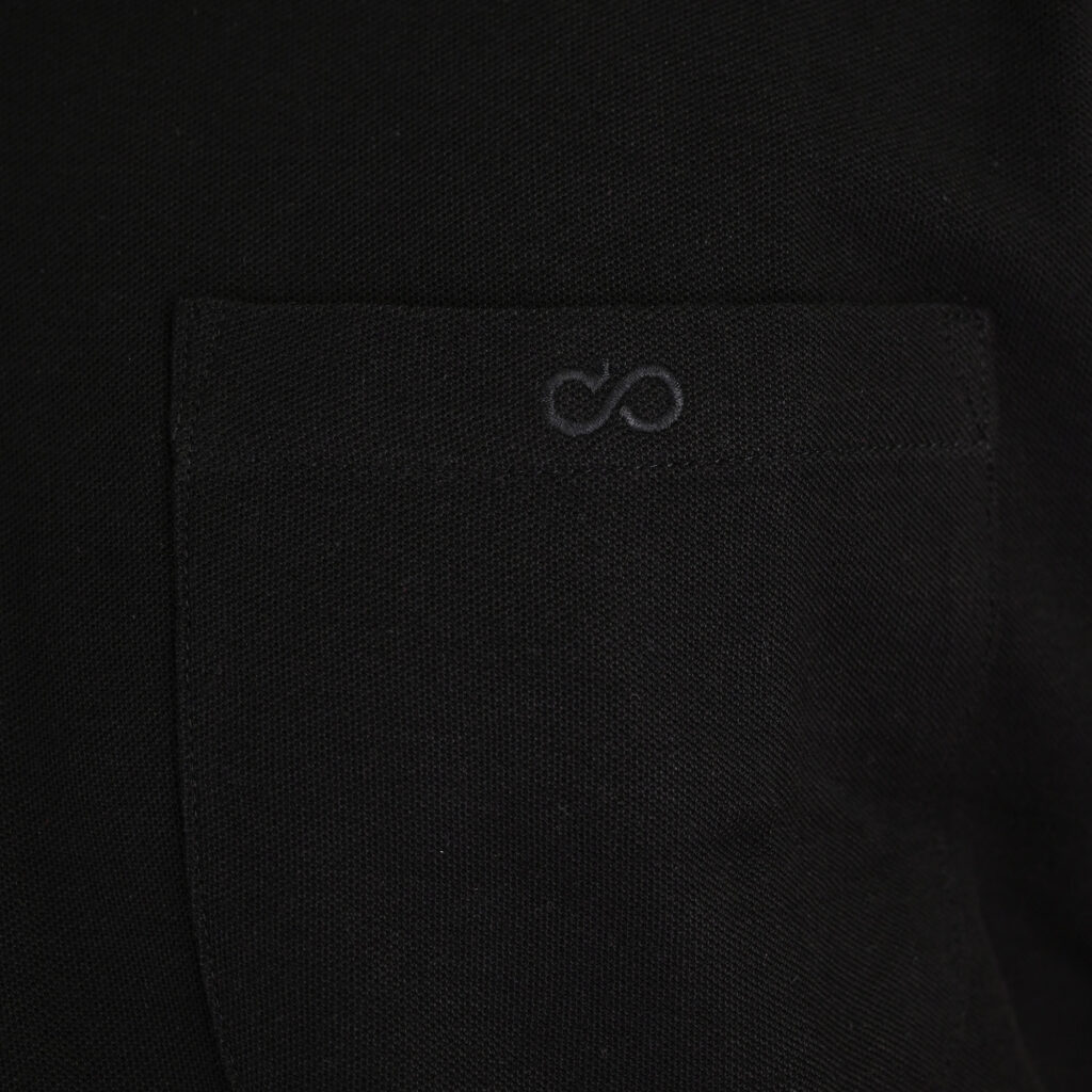 261PS-3031 POLO PIQUE BLACK