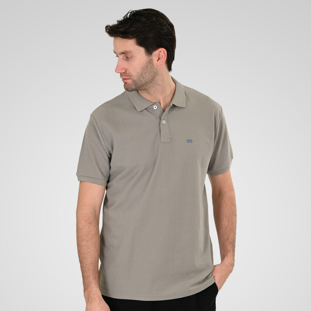 261PS-3032 POLO PIQUE LT GREY
