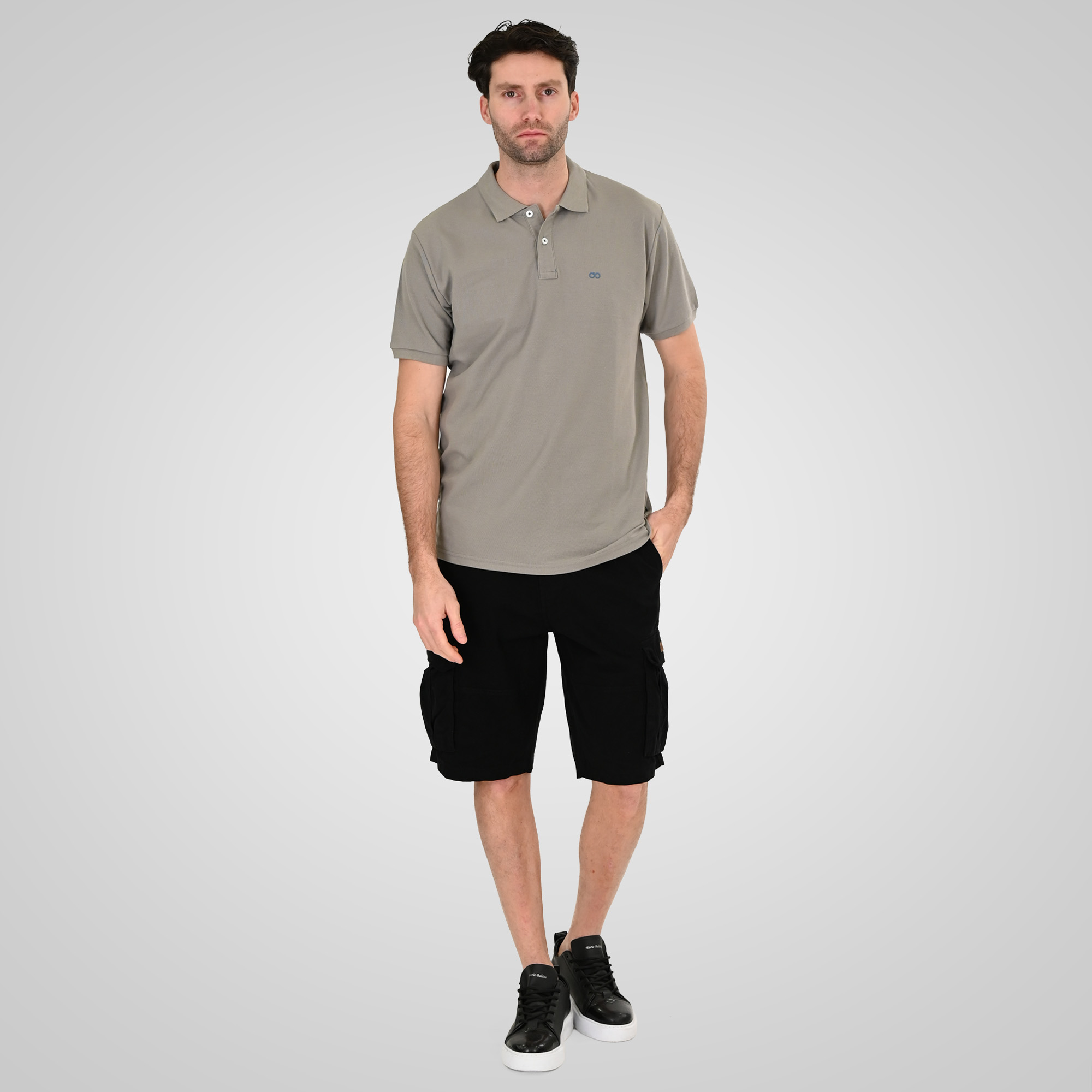 261PS-3032 POLO PIQUE LT GREY - Image 2