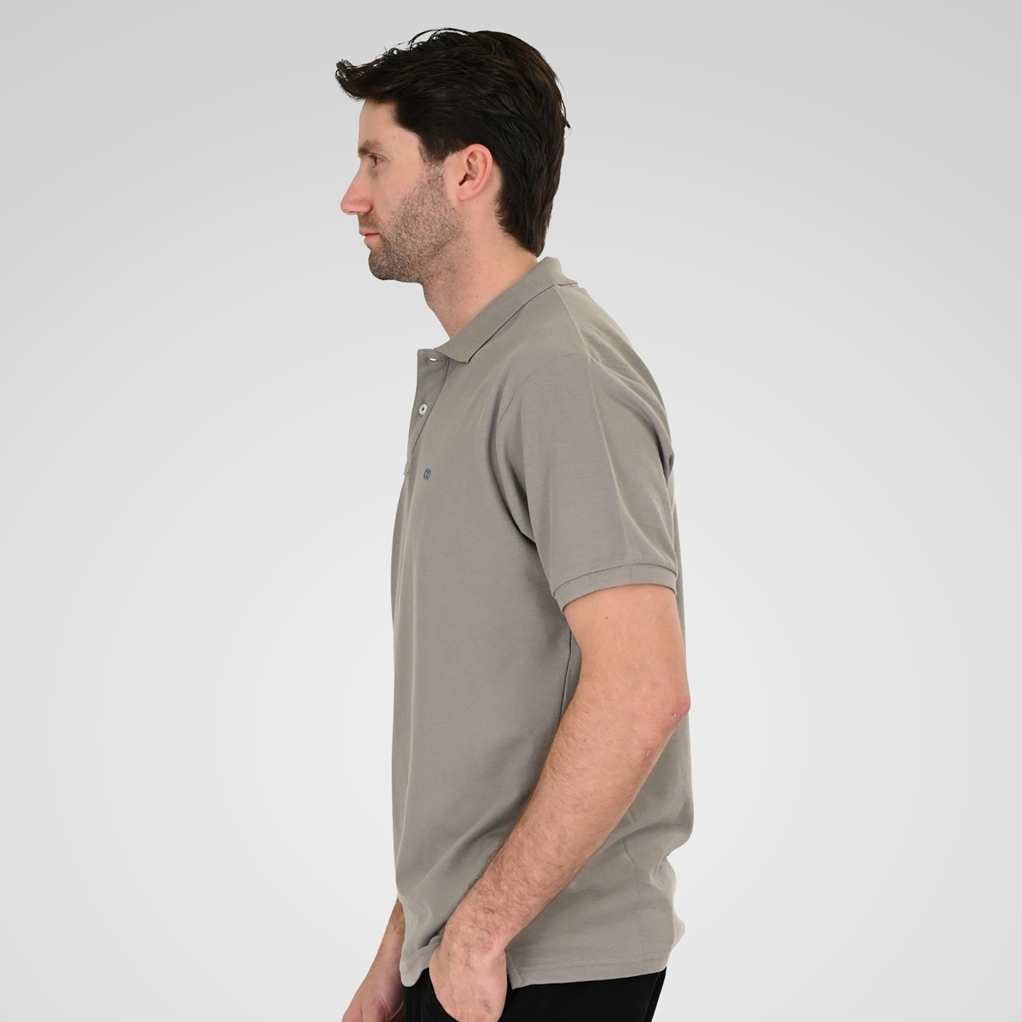 261PS-3032 POLO PIQUE LT GREY - Image 3