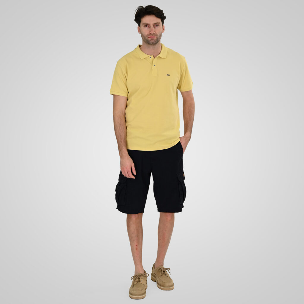 261PS-3032 POLO PIQUE PINEAPPLE