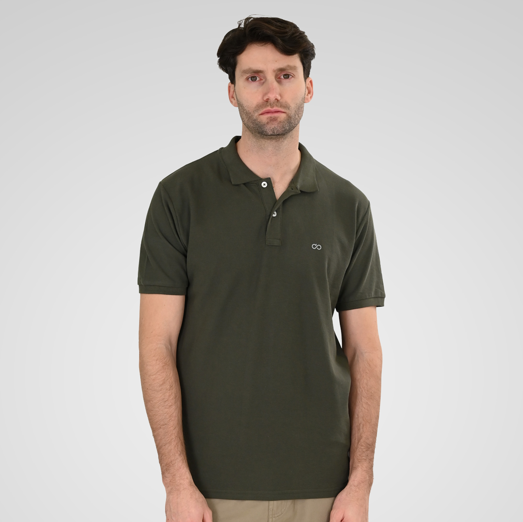 261PS-3032 POLO PIQUE KHAKI - Image 1