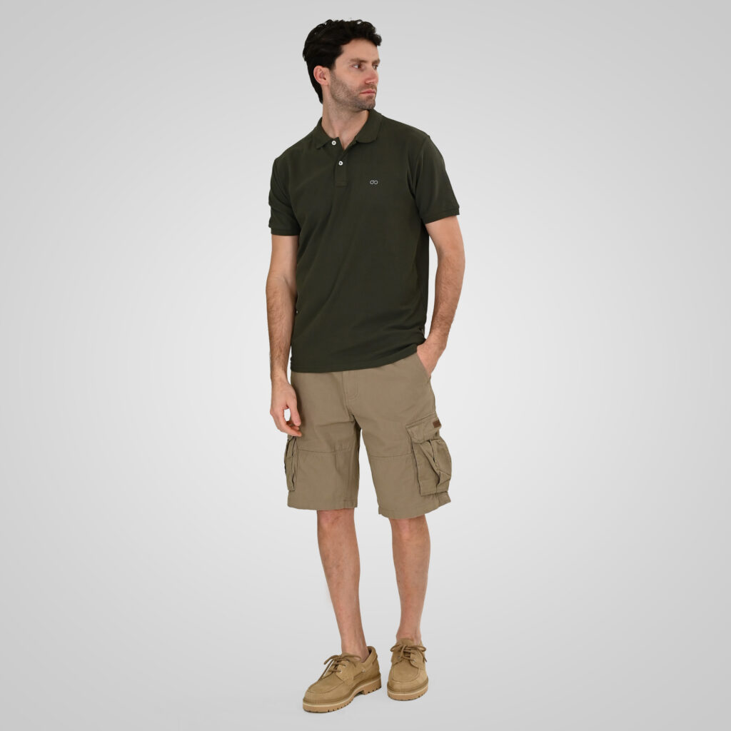 261PS-3032 POLO PIQUE KHAKI