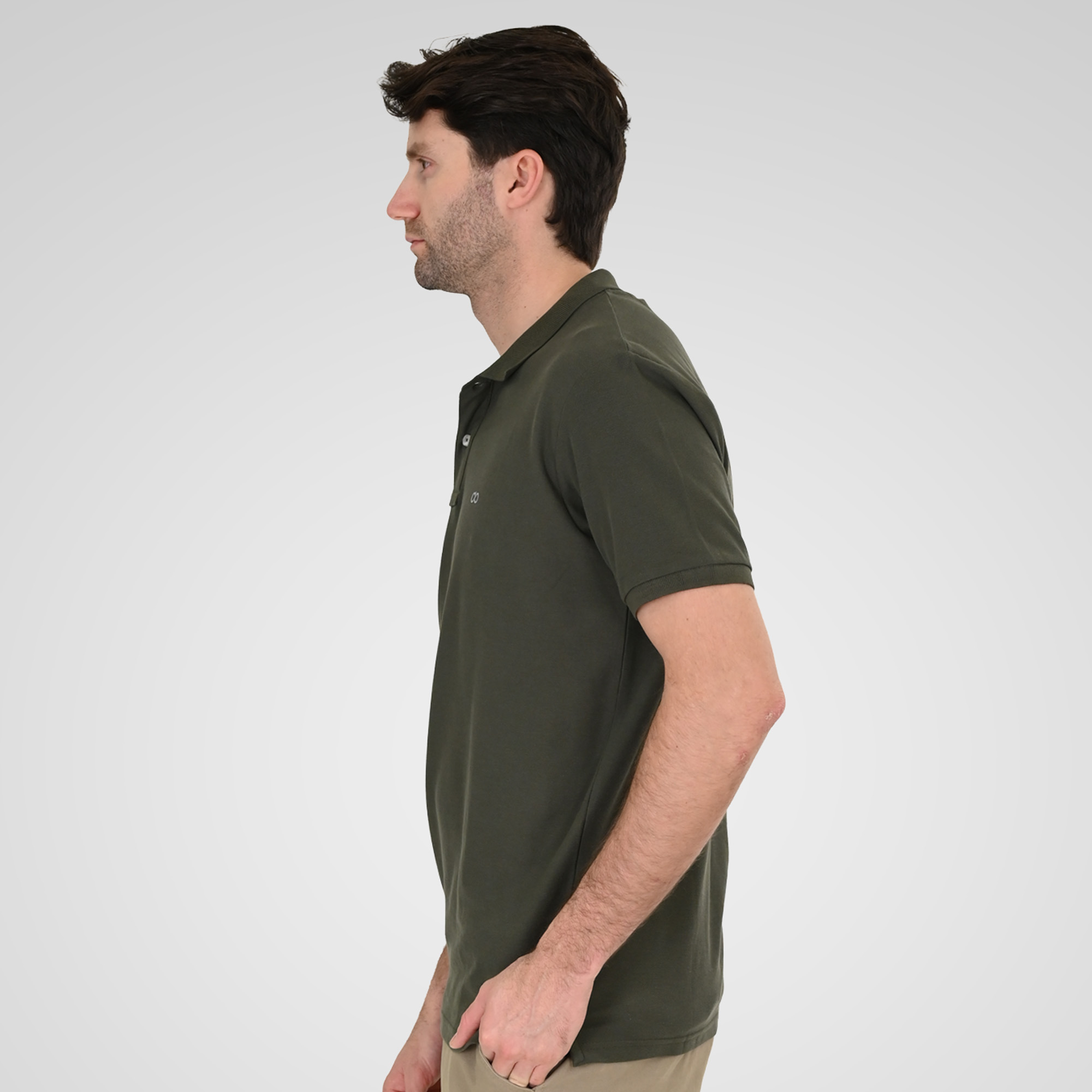 261PS-3032 POLO PIQUE KHAKI - Image 3