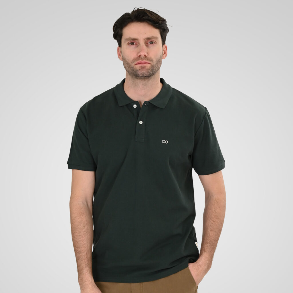 261PS-3032 POLO PIQUE FOREST GREEN