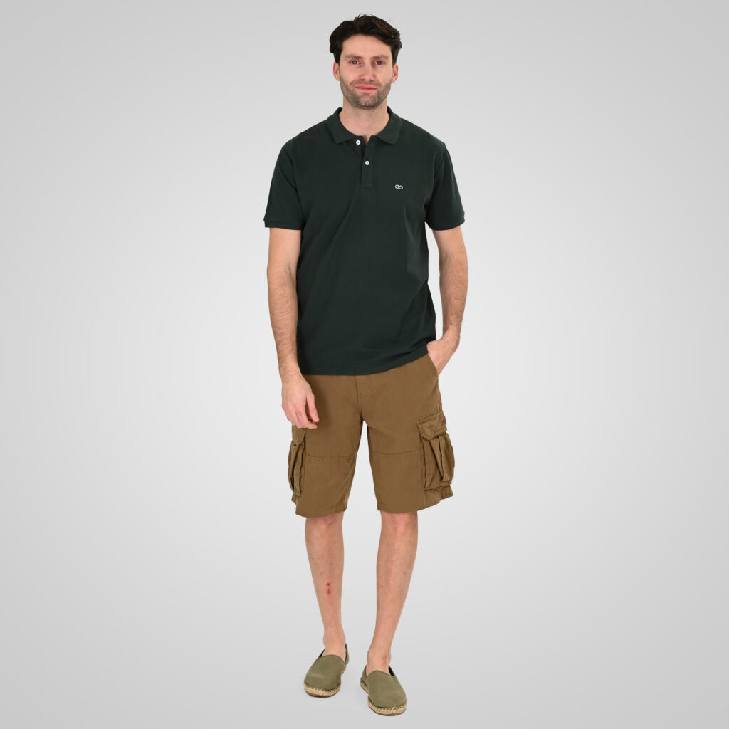261PS-3032 POLO PIQUE FOREST GREEN