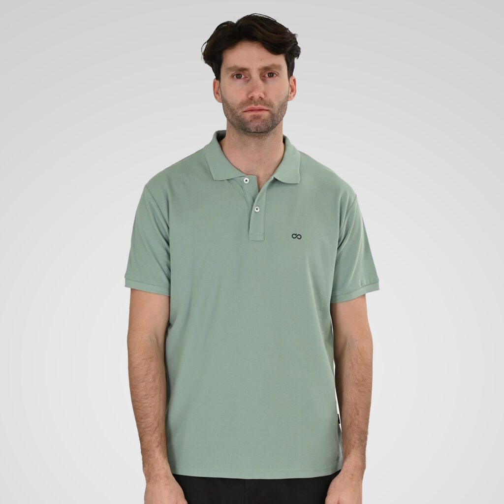 261PS-3032 POLO PIQUE MINERAL GREEN