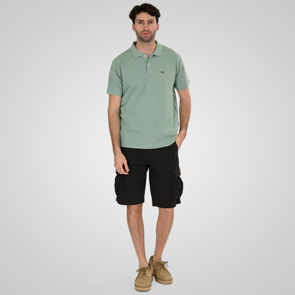 261PS-3032 POLO PIQUE MINERAL GREEN