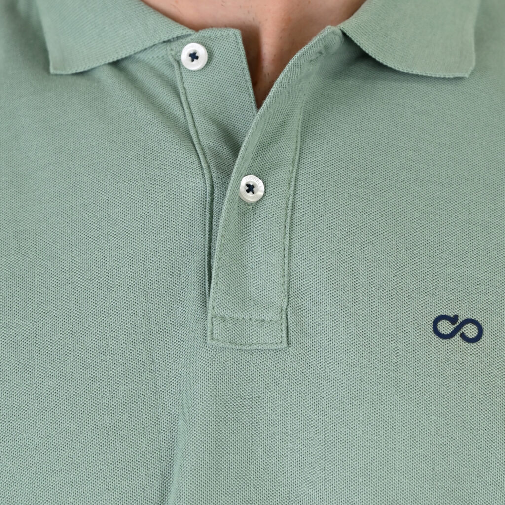 261PS-3032 POLO PIQUE MINERAL GREEN