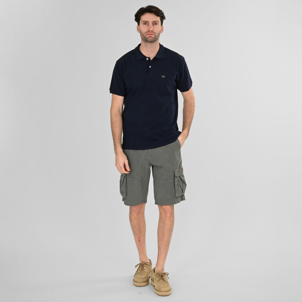 261PS-3032 POLO PIQUE NAVY