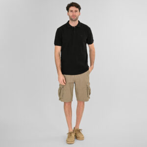 261PS-3032 POLO PIQUE BLACK