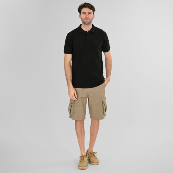 261PS-3032 POLO PIQUE BLACK