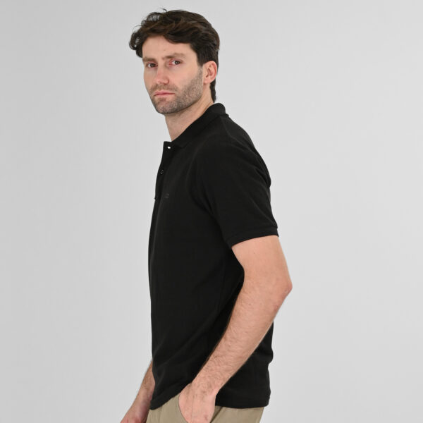 261PS-3032 POLO PIQUE BLACK