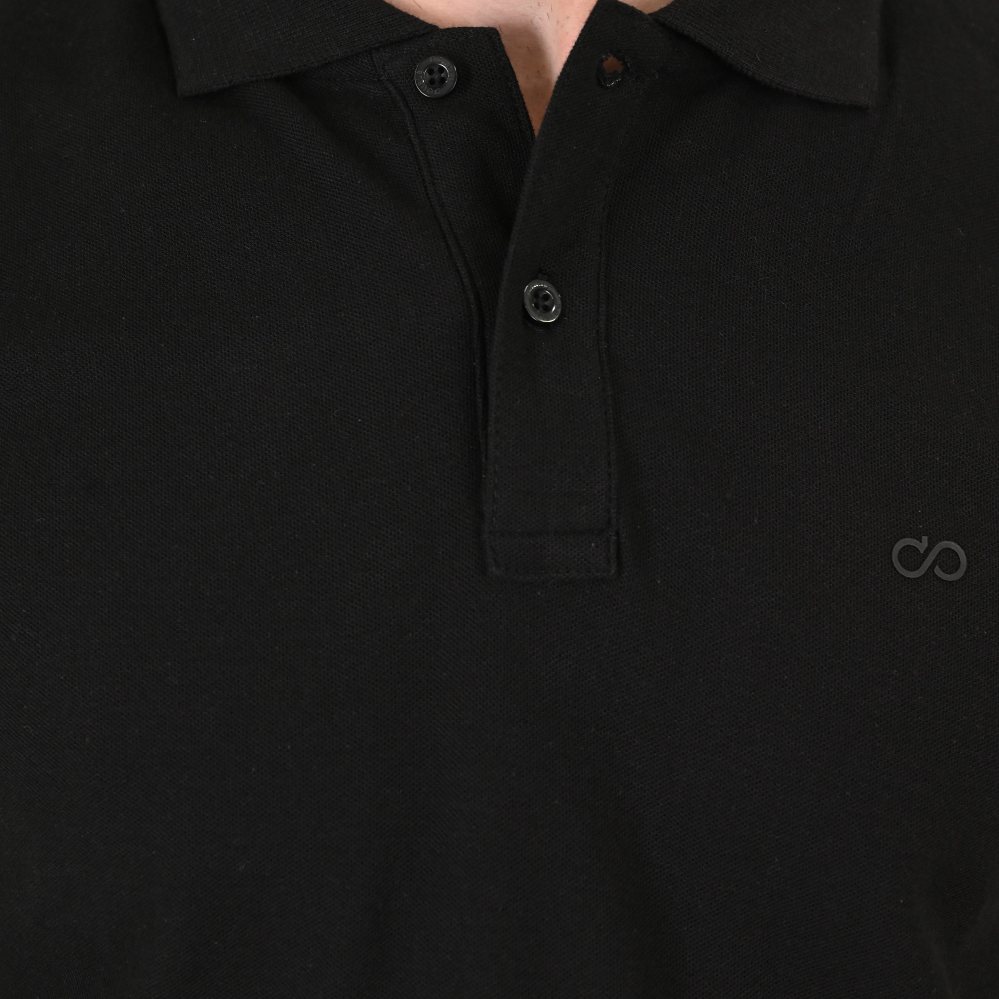 261PS-3032 POLO PIQUE BLACK - Image 6