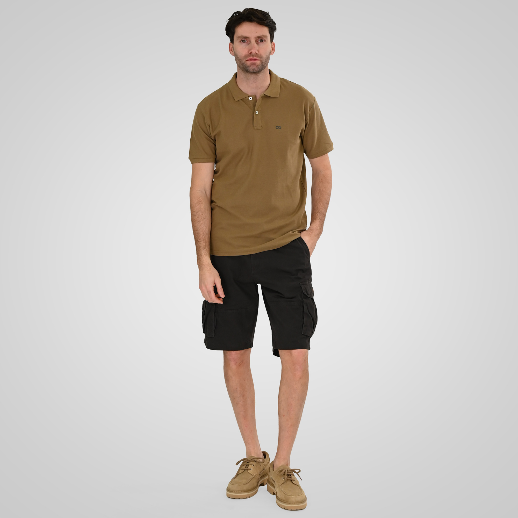 261PS-3032 POLO PIQUE TAN - Image 2