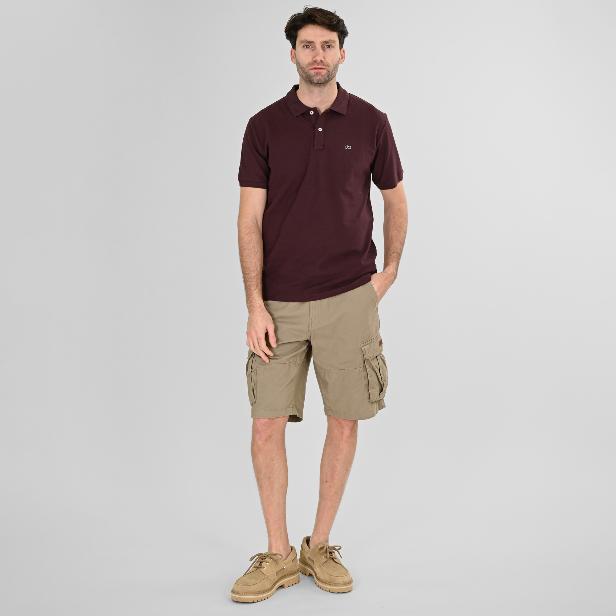 261PS-3032 POLO PIQUE AUBERGINE - Image 2