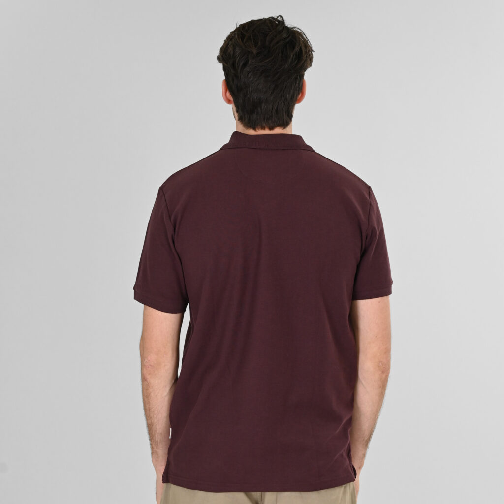 261PS-3032 POLO PIQUE AUBERGINE