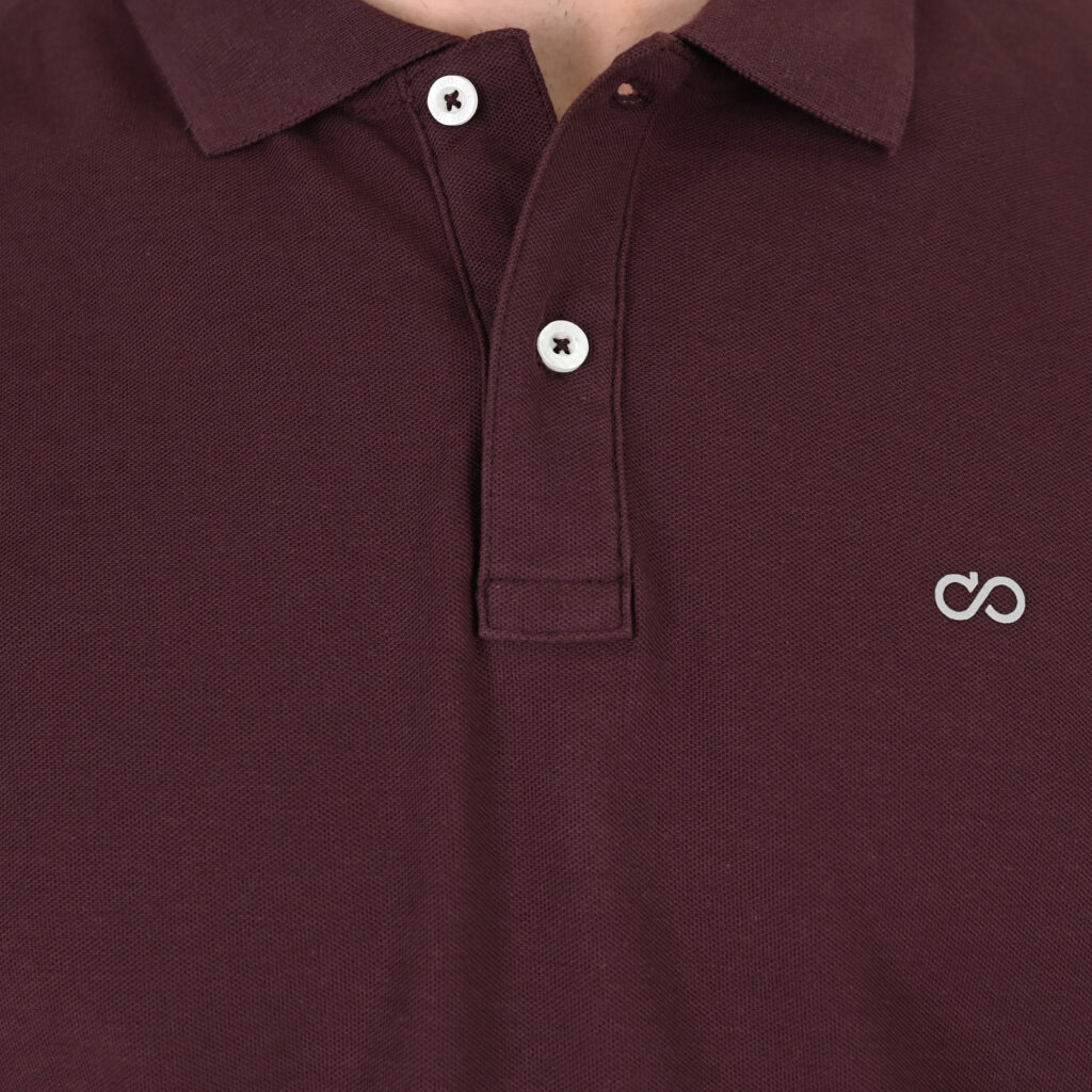 261PS-3032 POLO PIQUE AUBERGINE