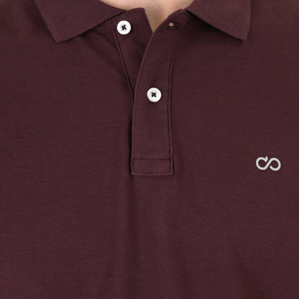 261PS-3032 POLO PIQUE AUBERGINE