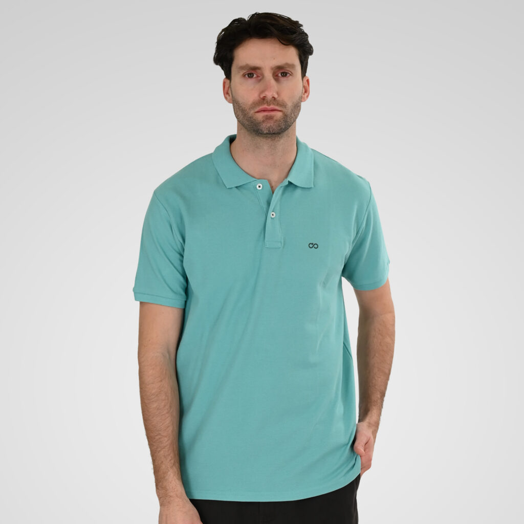 261PS-3032 POLO PIQUE AQUA