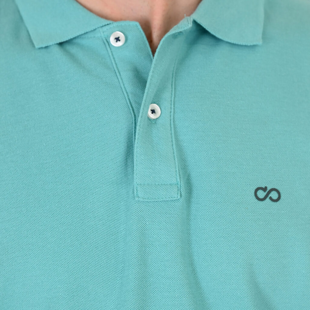 261PS-3032 POLO PIQUE AQUA