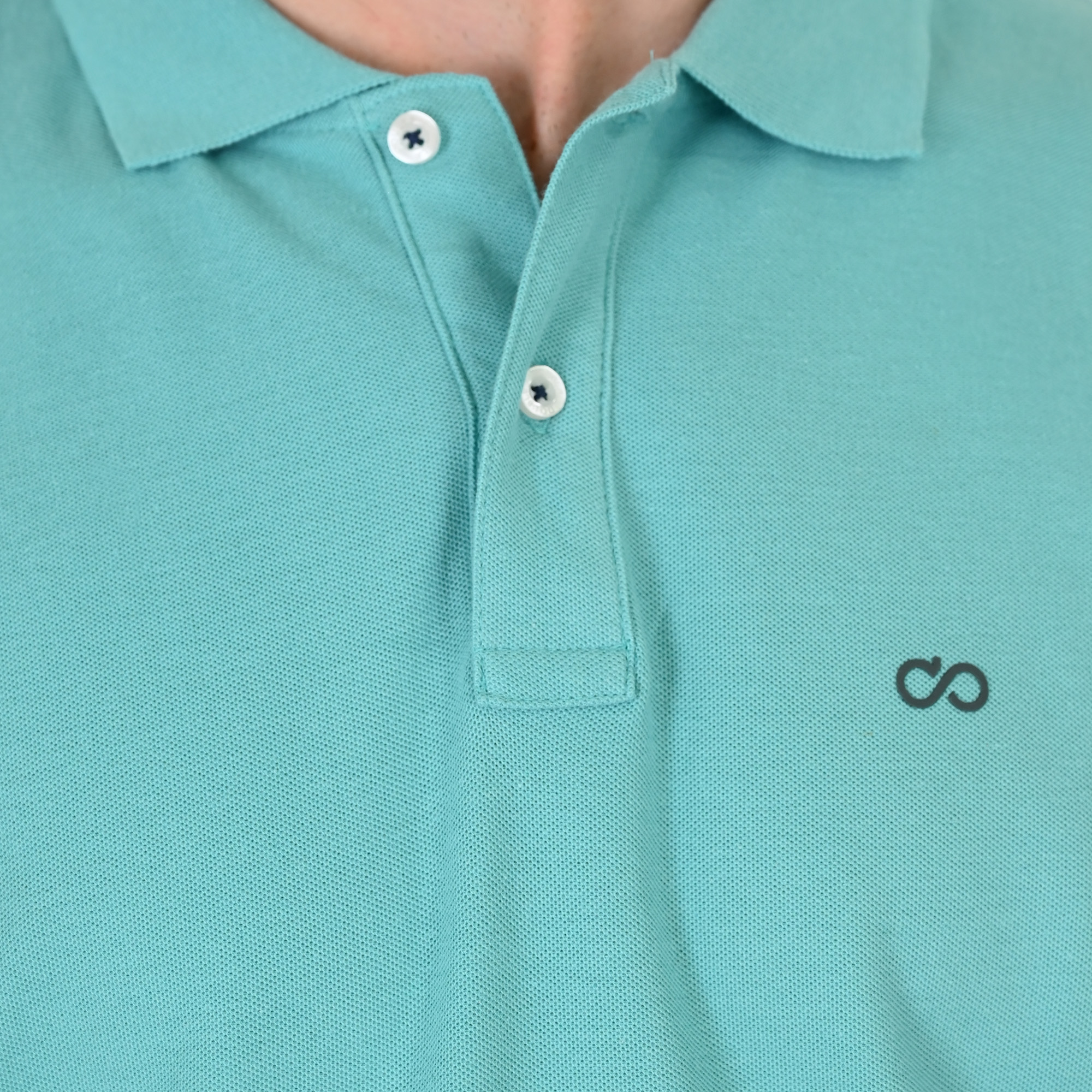 261PS-3032 POLO PIQUE AQUA - Image 5