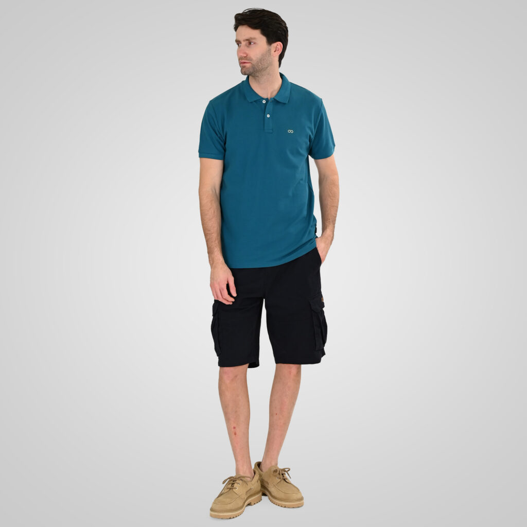 261PS-3032 POLO PIQUE TEAL