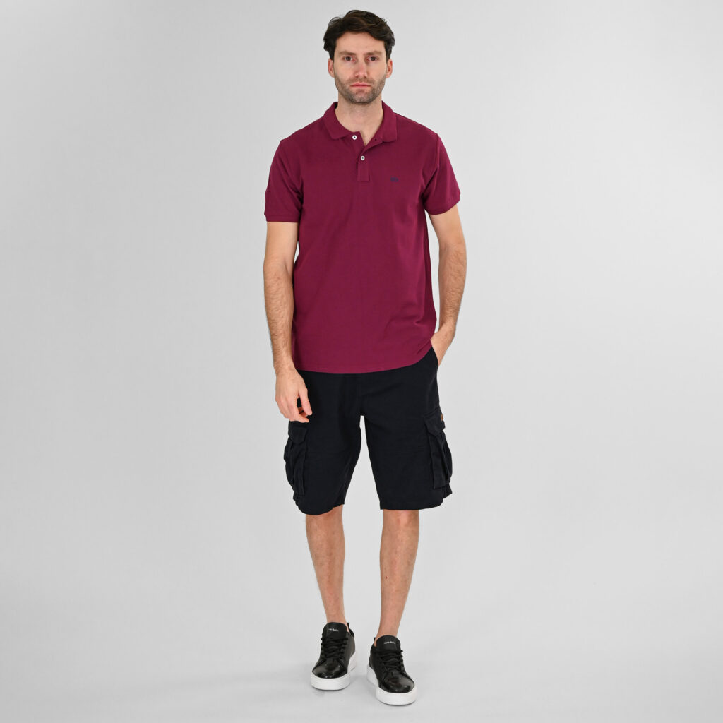 261PS-3032 POLO PIQUE MAGENTA
