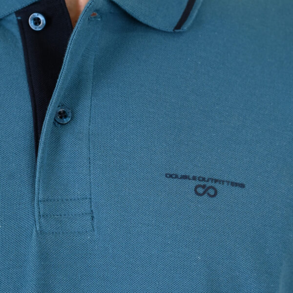 261PS-3035 POLO PIQUE STEEL BLUE