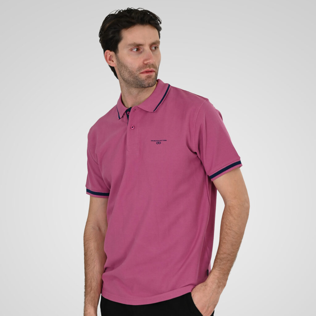 261PS-3035 POLO PIQUE DUSTY ROSE