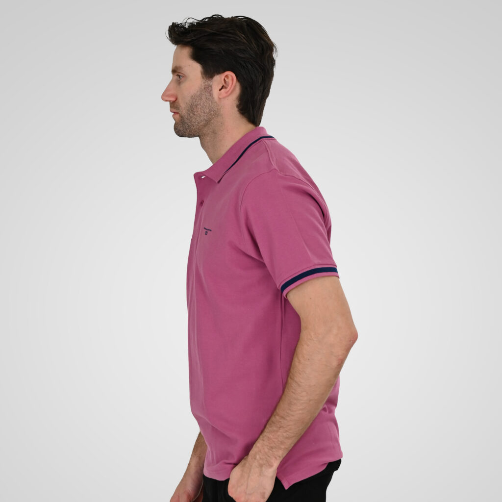 261PS-3035 POLO PIQUE DUSTY ROSE