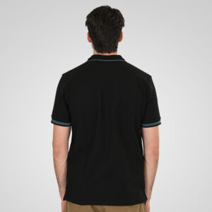 261PS-3035 POLO PIQUE BLACK - Image 4