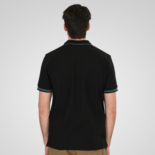 261PS-3035 POLO PIQUE BLACK