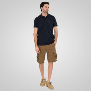 261PS-3072 POLO PIQUE (ELASTANE FABRIC) NAVY