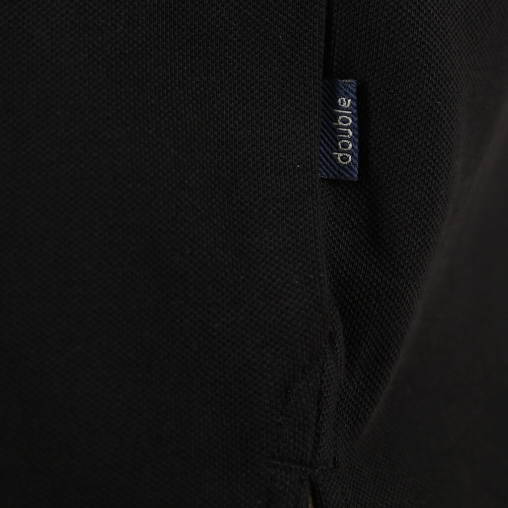 261PS-3072 POLO PIQUE (ELASTANE FABRIC) BLACK