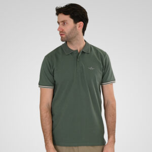 261PS-3072 POLO PIQUE (ELASTANE FABRIC) AGATE GREEN - Image 1