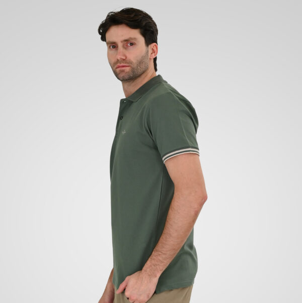 261PS-3072 POLO PIQUE (ELASTANE FABRIC) AGATE GREEN