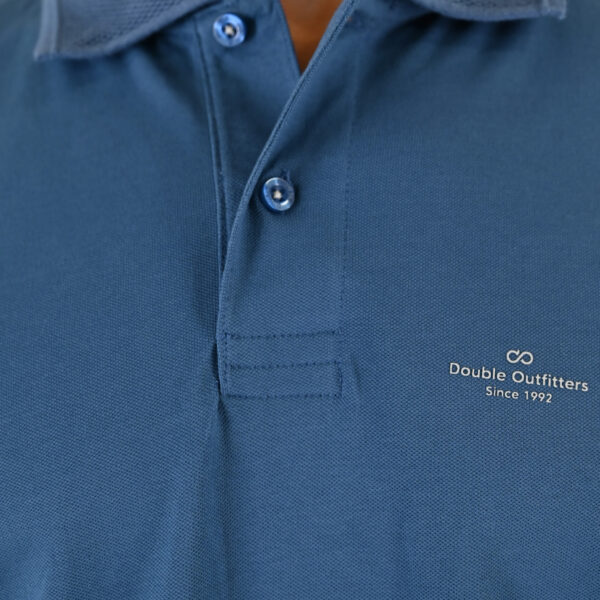 261PS-3072 POLO PIQUE (ELASTANE FABRIC) STONE BLUE