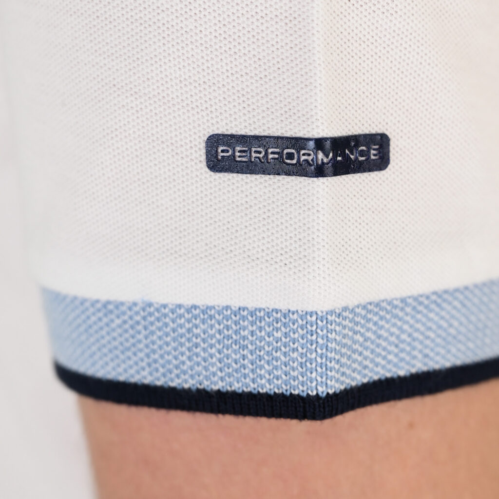 261PS-3077 POLO PIQUE WHITE
