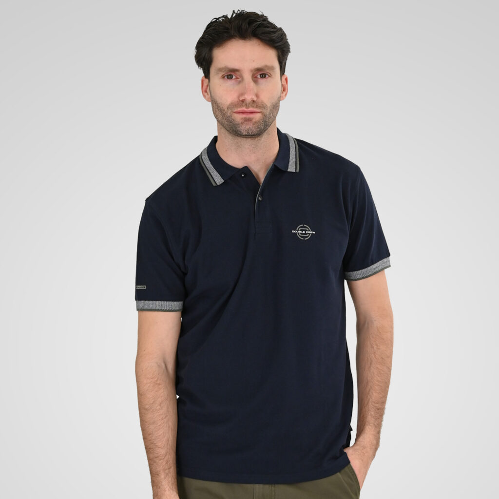 261PS-3077 POLO PIQUE NAVY