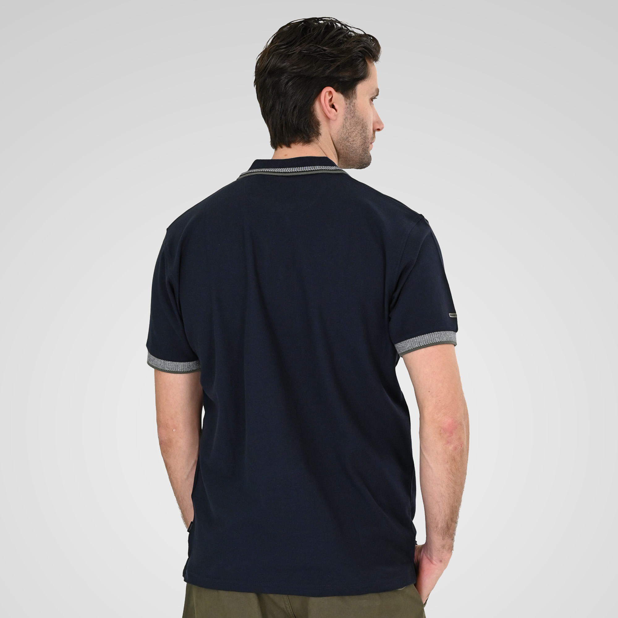 261PS-3077 POLO PIQUE NAVY - Image 4