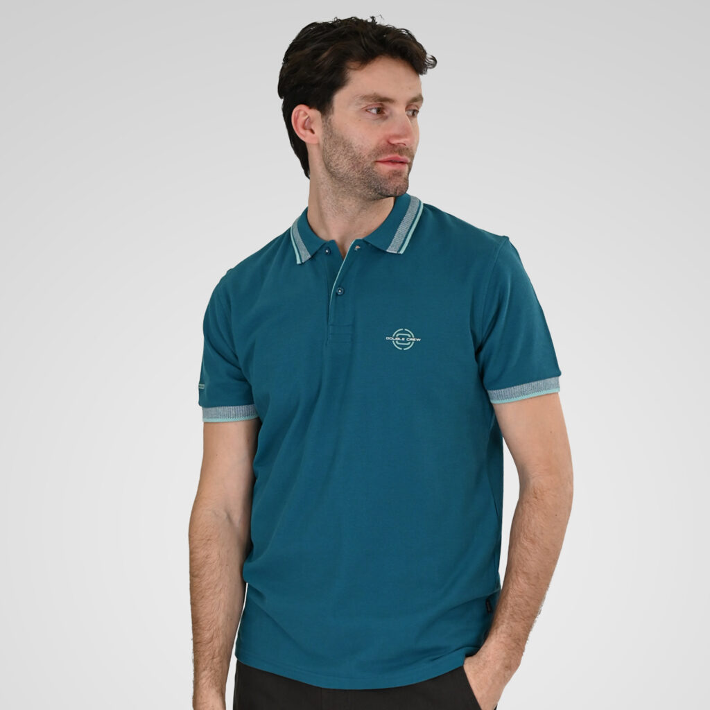 261PS-3077 POLO PIQUE TEAL
